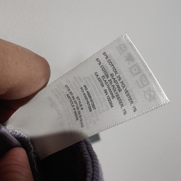 NWT Wilfred Aritzia Sz 8 Modern Cargo Pants Purple Slate Barrel Leg High Rise - Picture 10 of 10